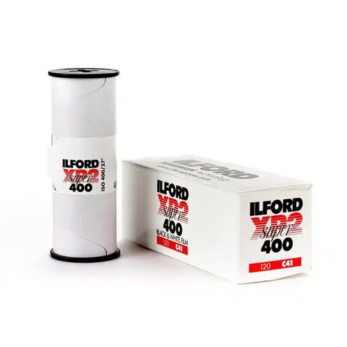Ilford XP-2 400 Super 120 schwarz/weiß Rollfilm