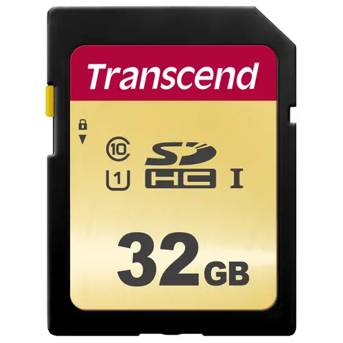 Transcend 32GB SDHC-Karte 500S UHS-I U1 Cl10 95/45MB/s