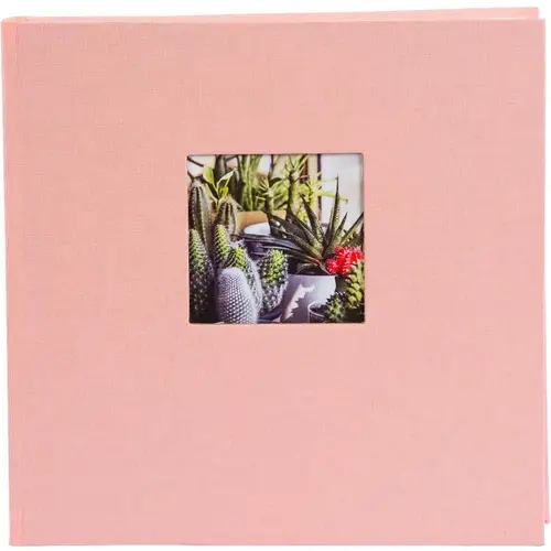 Goldbuch Bella Vista 25x25 cm rosé, 60 weiße Seiten, Buchalbum
