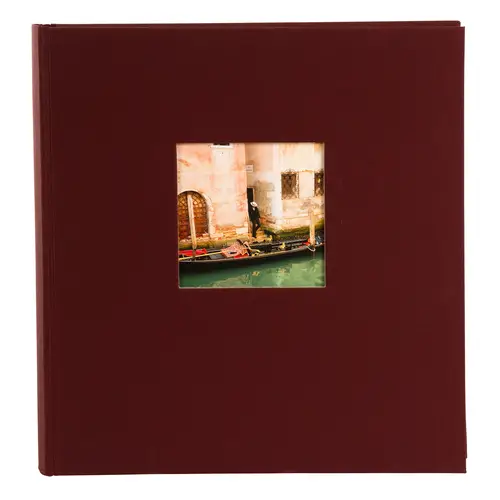 Goldbuch Bella Vista 30x31 cm, bordeaux, 100 weiße Seiten, Buchalbum