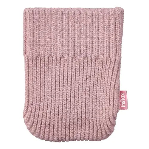 Fujifilm Instax Mini Link Socke pink gestrickte Tasche