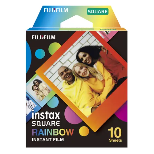 Fujifilm Instax SQUARE Rainbow WW 1 Sofortbildfilm