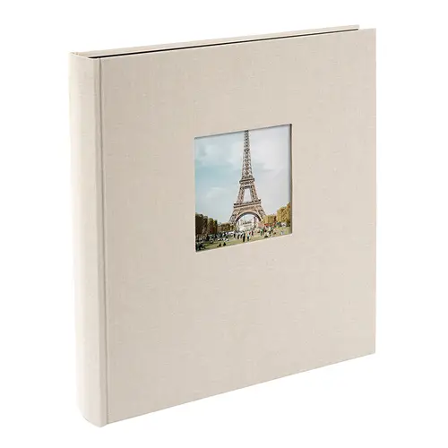 Goldbuch Bella Vista 30x31 cm, 60 schw. Seiten, sandgrau, Buchalbum
