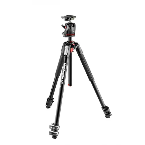 Manfrotto MK190 XPRO3 Alu Stativ mit 3 Segmenten und XPRO Kugelkopf