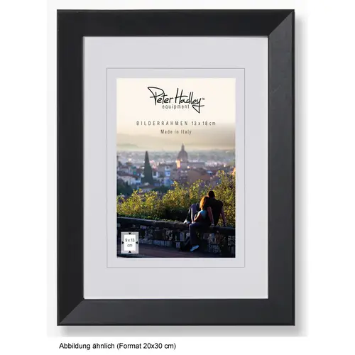 Peter Hadley Nina 20x30 cm schwarz, Holzrahmen