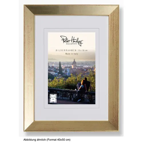Peter Hadley Nina 40x50 cm gold, Holzrahmen
