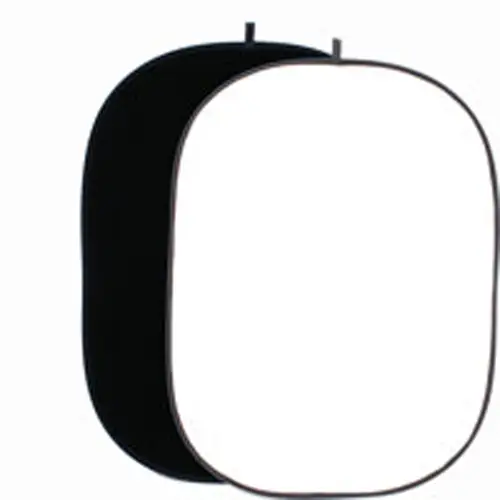 Helios Falthintergrund 150x200 cm weiß/schwarz