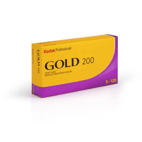 Kodak Professional GOLD 200 120 Film 5er Pack Rollfilm