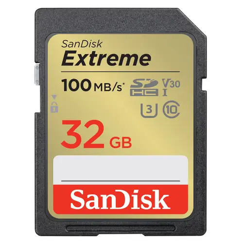 SanDisk 32 GB SDHC Extr 100MB/s UHS-I U Class 10, V30