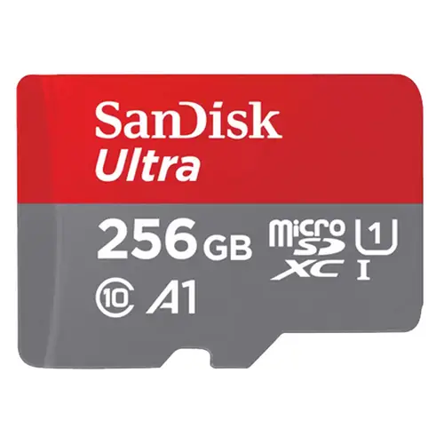 SanDisk 256GB microSDXC-Karte+SD Adapter 150MB/s A1 Class 10 UHS-I, Speicherkarte