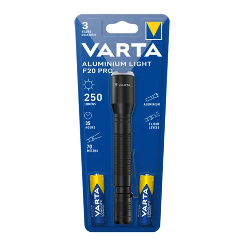 Varta Multi LED Aluminium Light F20 Pro Taschenlampe