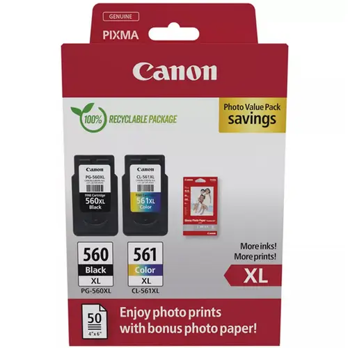 Canon PG-560XL/CL-561XL Valuepack Tinte+Papier