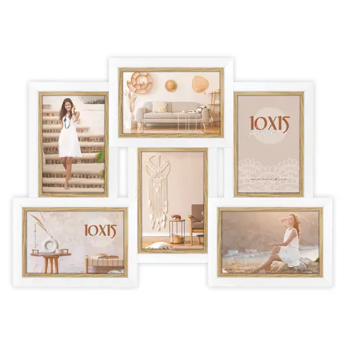 ZEP Ayas Wandgalerie 6fach 10x15 cm, aus Holz