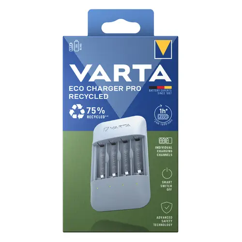 Varta Eco Charger Pro Recycled, Ladegerät
