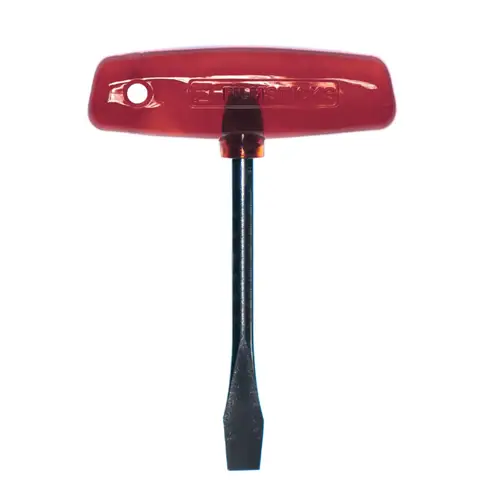 Filmsticks T-Handle 10 mm Slotted Screw- driver, extended Shaft Lenght, rot