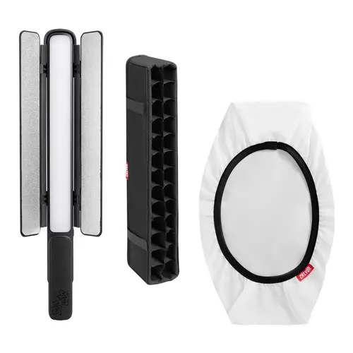 Zhiyun FIVERAY F100 COMBO Black LED Leuchte mit Zubehör
