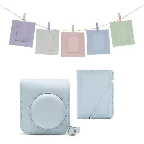 Fujifilm Acc.-Kit Instax Mini 12 pastel blue, Tasche, Album+10 Fotokarten