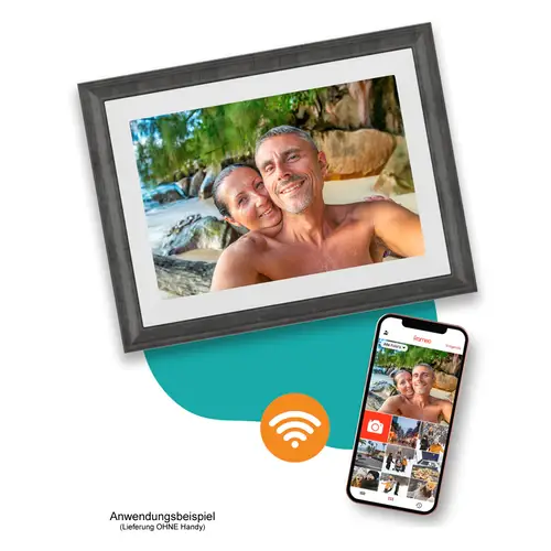 Pora 10'  WF-105T-BR braun Digitaler Bilderrahmen"