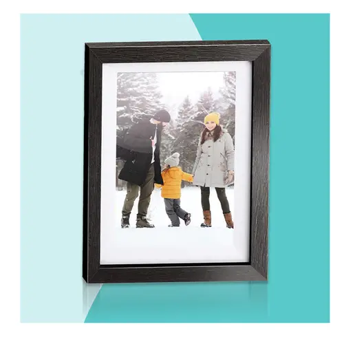 Pora 10' WF-105T-BL schwarz Holz Digitaler Bilderrahmen"