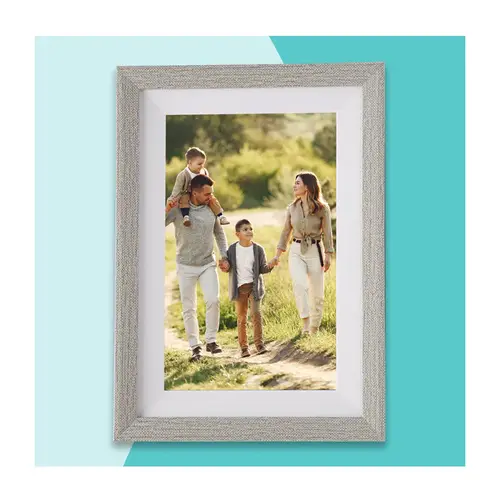 Pora 10' WF-105T-SL weiß/silber Digitaler Bilderrahmen"