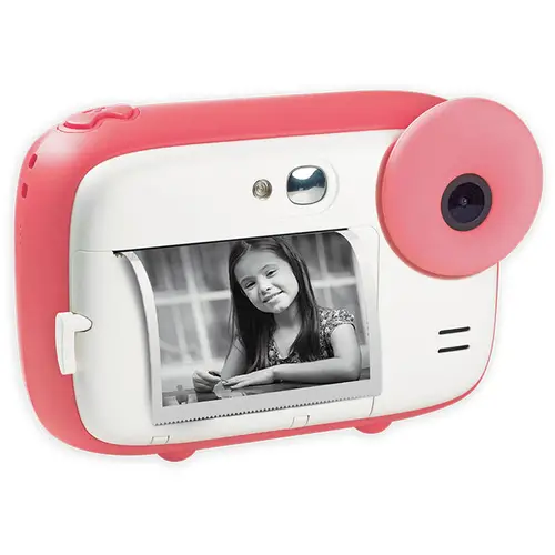 AgfaPhoto Realikids Instant Cam rosa Sofortbildkamera inkl.Thermorollen