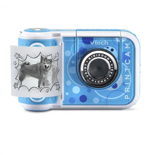 VTech KidiZoom Print Cam blau Kamera mit eingebauten Thermodrucker