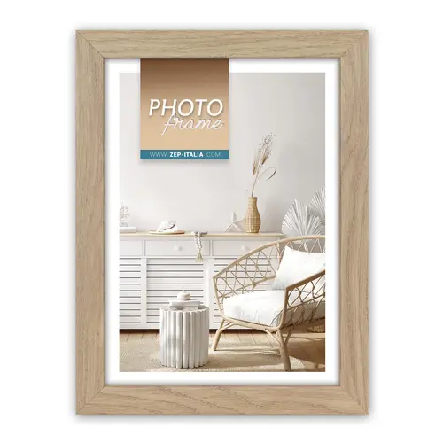 ZEP Vivian 7, 10x15 cm eiche, MDF-Rahmen zum Hängen und Stellen