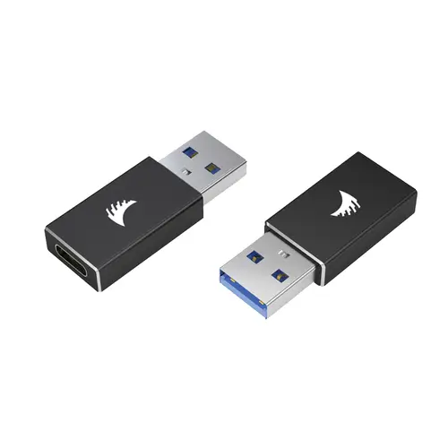 Angelbird USB 3.1 Typ-A to Typ-C Gen. 2 Adapter active schwarz