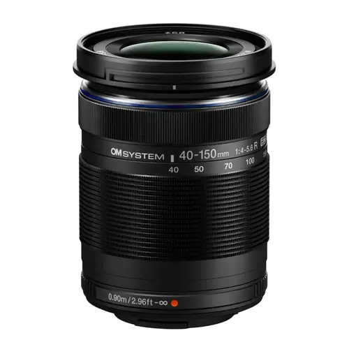 OM SYSTEM M.Zuiko ED 4,0-5,6/40-150 mm R schwarz, Objektiv