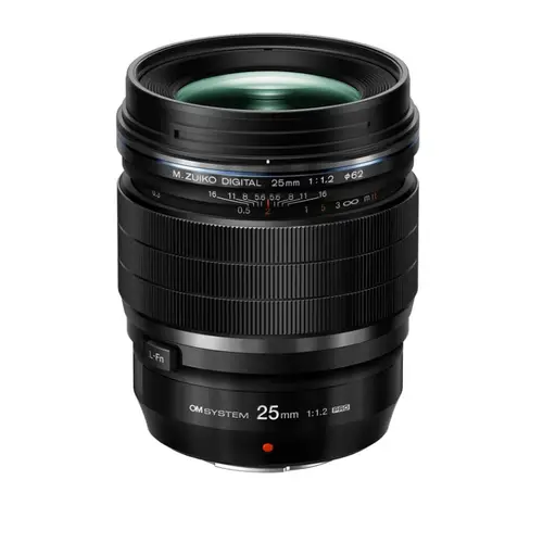 OM SYSTEM M.Zuiko ED 1,2/25 mm PRO sw. Objektiv