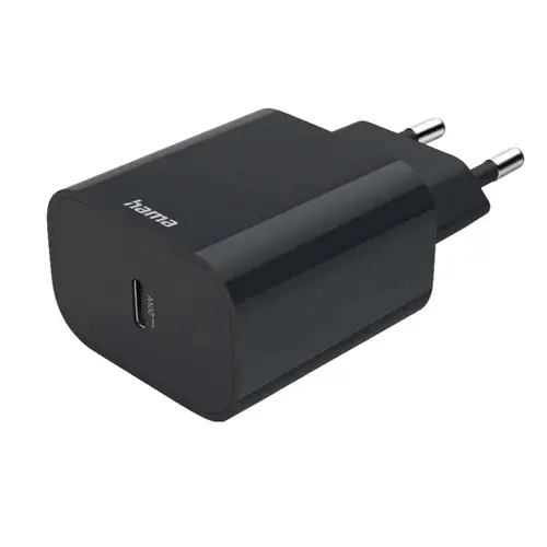 Hama 20W, Schnellladegerät anthrazit, USB-C, Power Delivery