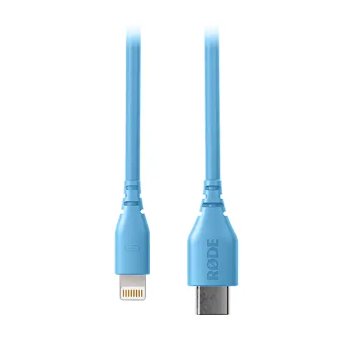 Rode SC21 USB-C auf Lightning Kabel blau 30 cm