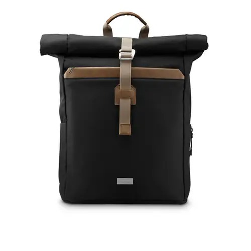 Hama Silvan Laptop-Rucksack schwarz bis 41cm (16,2') Rolltop, nachhaltig"
