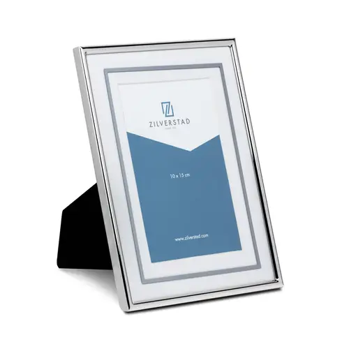 Zilverstad Nantes 10x15 cm silber-glanz Metallrahmen mit Passepartout