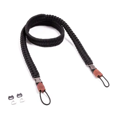 C-Rope Traveler Paracord silent black 125 cm Kameragurt