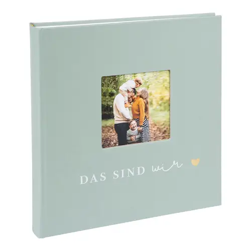 Goldbuch Das sind Wir, mint, 30x31 cm 60 weiße Seiten, Buchalbum