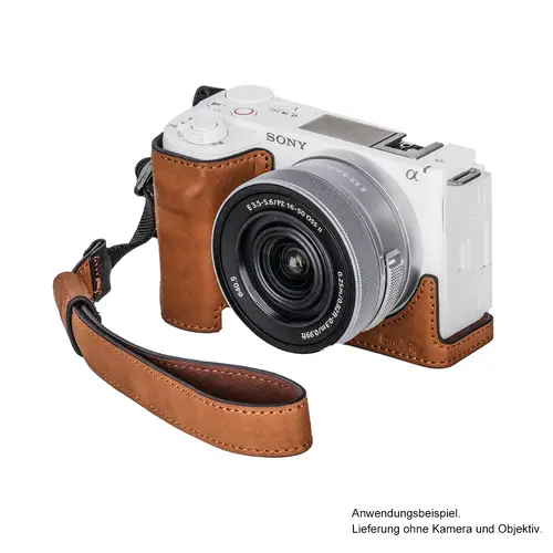SmallRig 4889 Leather Case Kit (braun) für Sony ZV-E10 II