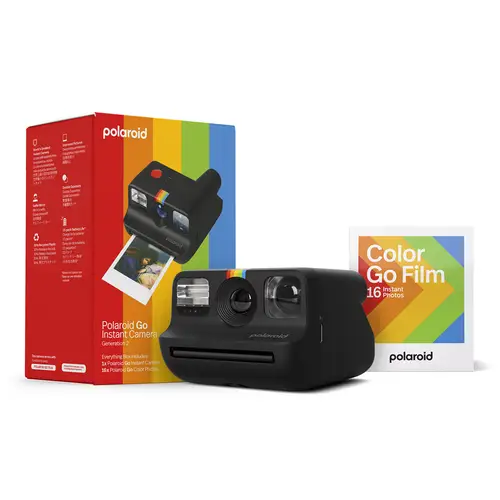 Polaroid Everything Box Go Gen2 Black Sofortbildkamera+DP Go-Film (16 Aufn.)