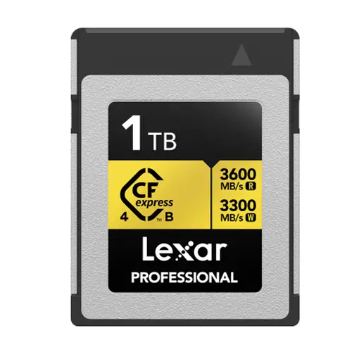 Lexar CFexpress 1 TB PRO Type B GOLD 4.0 Serie R3600/W3300 MB/s