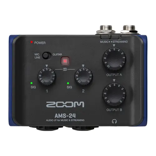 Zoom AMS-24 Audio Interface für Musik & Streaming