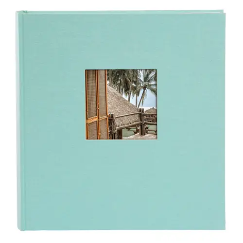 Goldbuch Bella Vista 30x31 cm, 100 weiße Seiten, aqua, Buchalbum