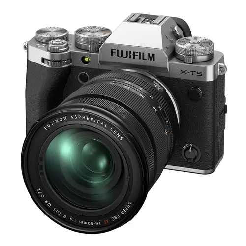 FUJIFILM X-T5 silber EU+XF 4,0/16-80 mm R OIS WR, Kamerakit