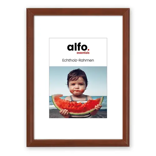 alfo. Rondo 30x45 cm hellbraun, Holzrahmen