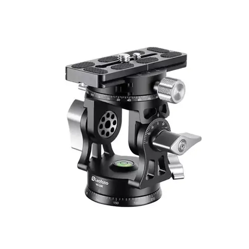 Leofoto 2-Wege Neiger VH-30R Stativkopf Doppel Panoramaplatte, Griff