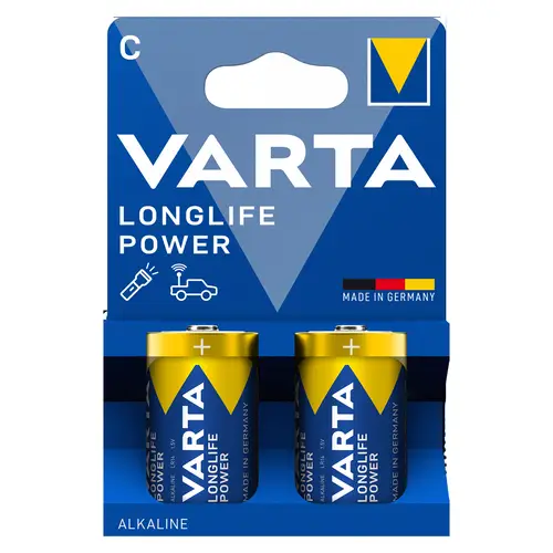 Varta Longlife Power C (LR14) Baby 2er Blister plastikfrei