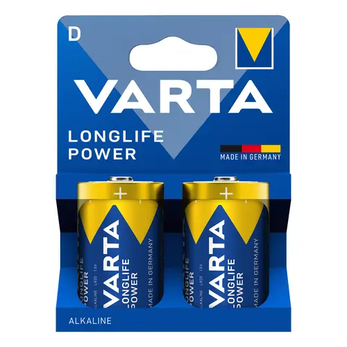 Varta Longlife Power D (LR20) Mono 2er Blister plastikfrei