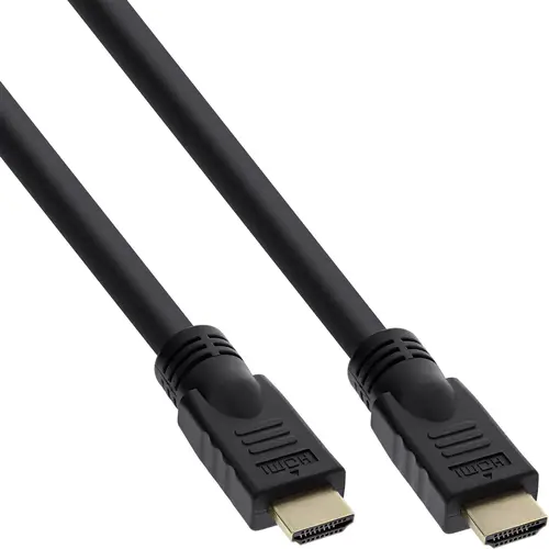 InLine HDMI-High-Speed-Kabel 5 m mit Ethernet, Premium, 4K2K, ST/ST, schwarz