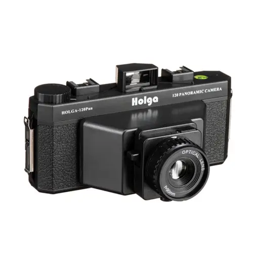 HOLGA 120N black, Pan 6x12 Medium Format Panorama, Mittelformat-Panoramakamera