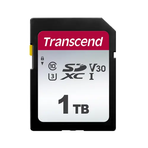 Transcend 1TB SDXC-Karte 300S UHS-I U3 V30 100/85MB/s Speicherkarte