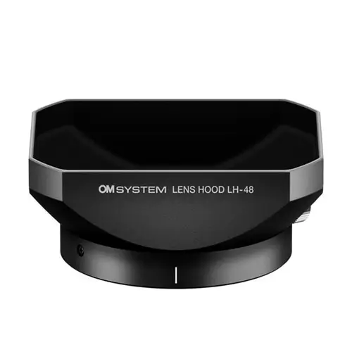 OM SYSTEM LH-48 Gegenlichtblende schwarz Metall